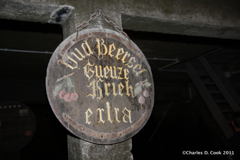 A classic Oud Beersel sign. 