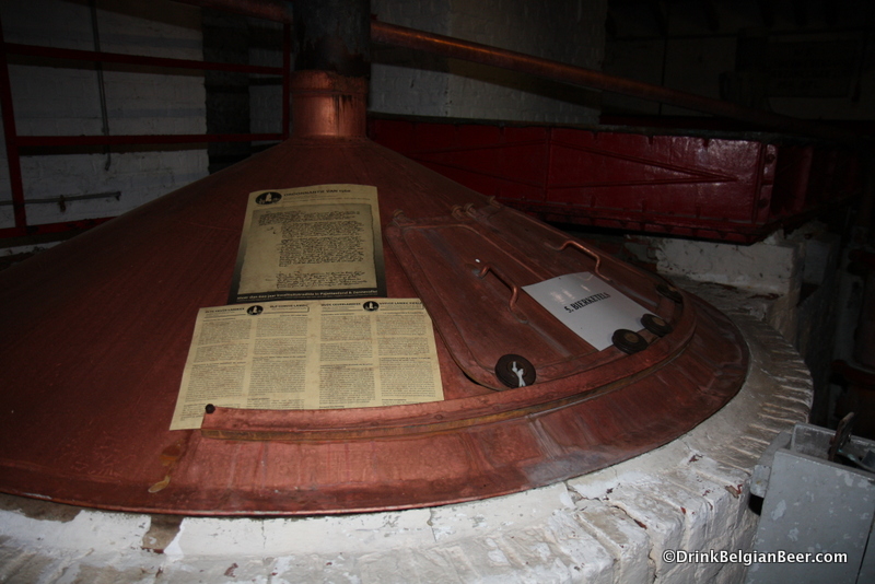 Old copper kettle at De Troch. 