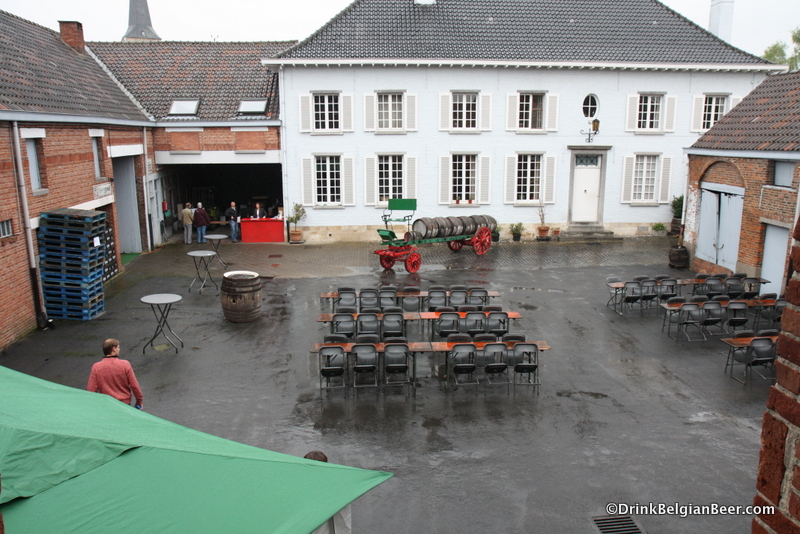 Brewery courtyard at De Troch. 