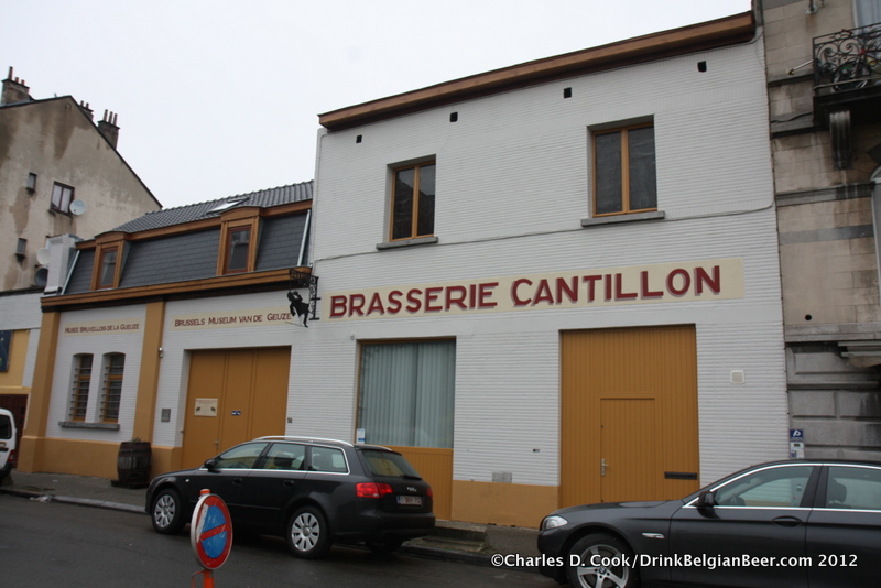 Brasserie Cantillon, at Rue Gheude 56, in the Anderlecht neighborhood of Brussels. Brussels Midi train station is less than a ten minute walk. 