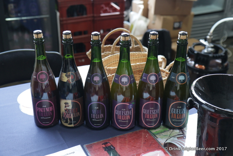 Some of Gueuzerie Tilquin's excellent lineup of lambic brews. 