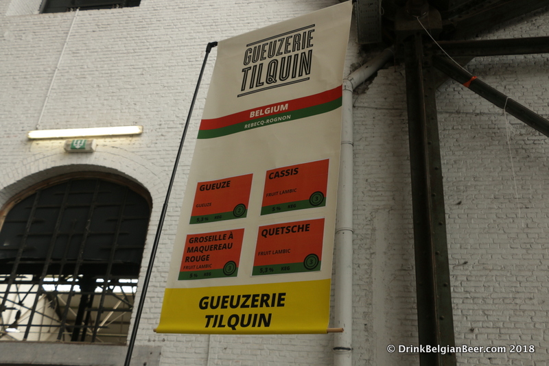 Some of the Tilquin beers available at the BXL Beer Fest in August 2018. 
