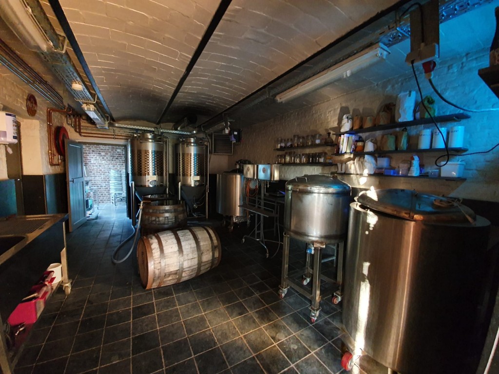 The original brewery at Brouwerij Sako, which is soon to be an experimental/pilot batch brewery. 