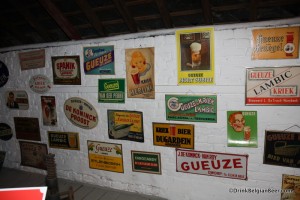 Photos of old advertising plates.