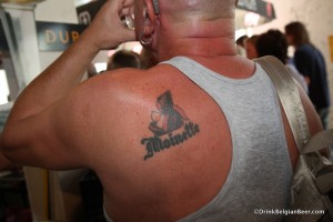 Photo of man with Dupont Moinette tattoo.
