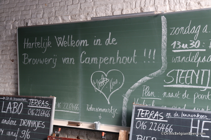 "A hearty welcome to Brewery Van Campenhout."