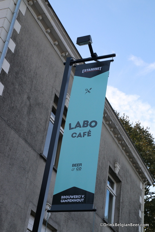 Het Labo Cafe, the taproom of the brewery.