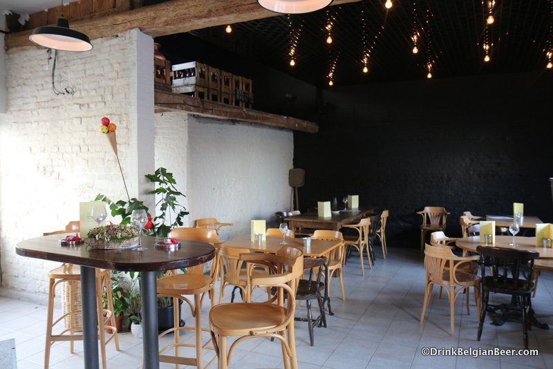 Het Labo cafe, the tasting cafe of the brewery.
