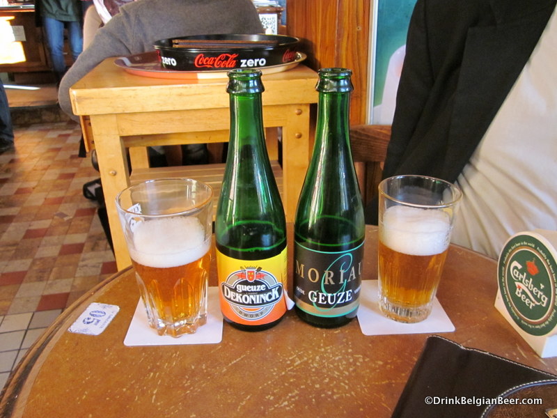 Gueuze De Koninck and Moriau Oude Geuze, now brewed at Boon. 