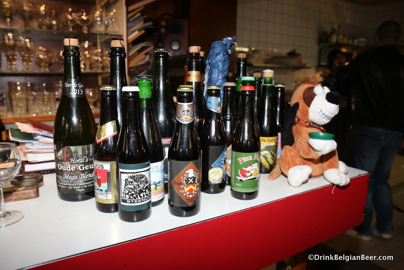 Some of the beers on offer at La Brocante.