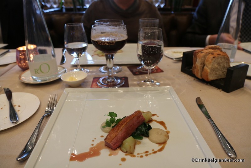A great dish at Margaretha's in Oudenaarde. 