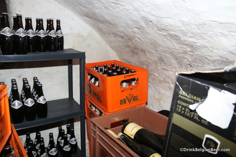 Orval in the cellar at De Zwaan. 