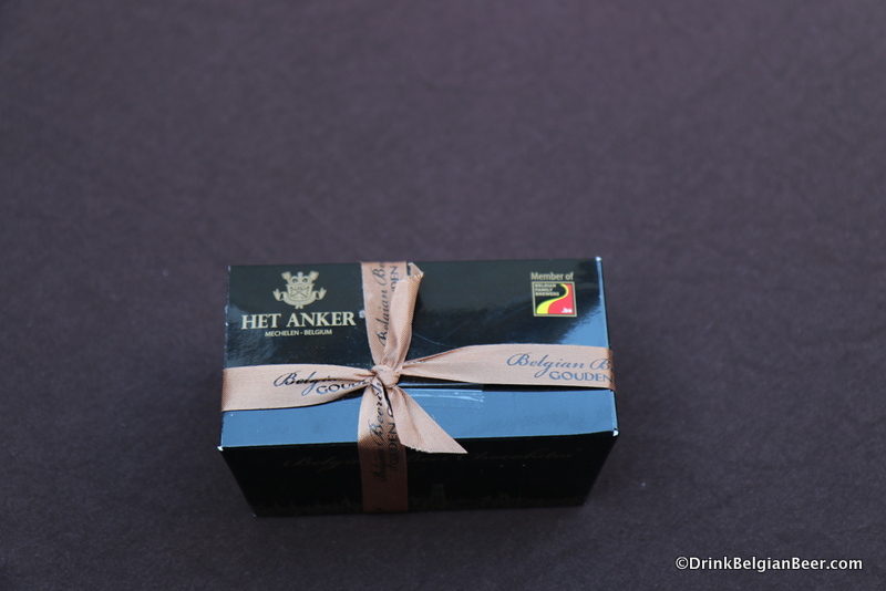 A 250 gram box Het Anker beer chocolates.