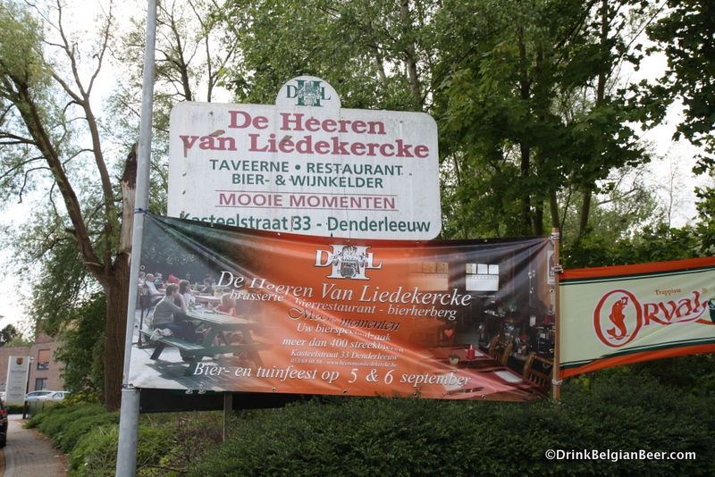 You will definitely know when you have arrived at De Heeren van Liedekercke. 