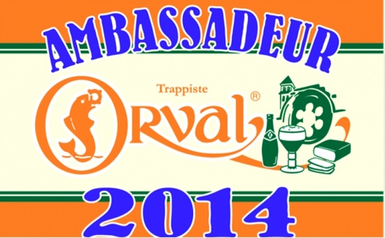 The Orval Ambassador label for 2014.