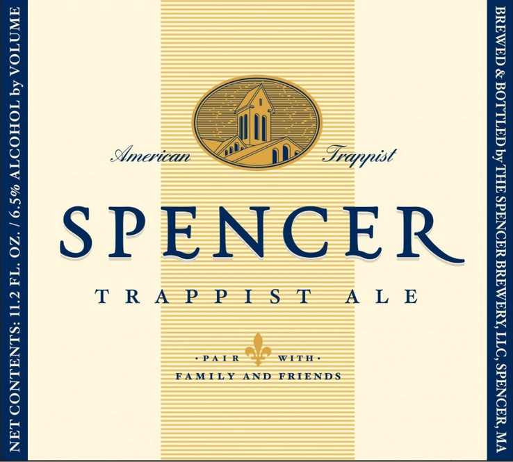 The label of the Spencer Trappist ale. 
