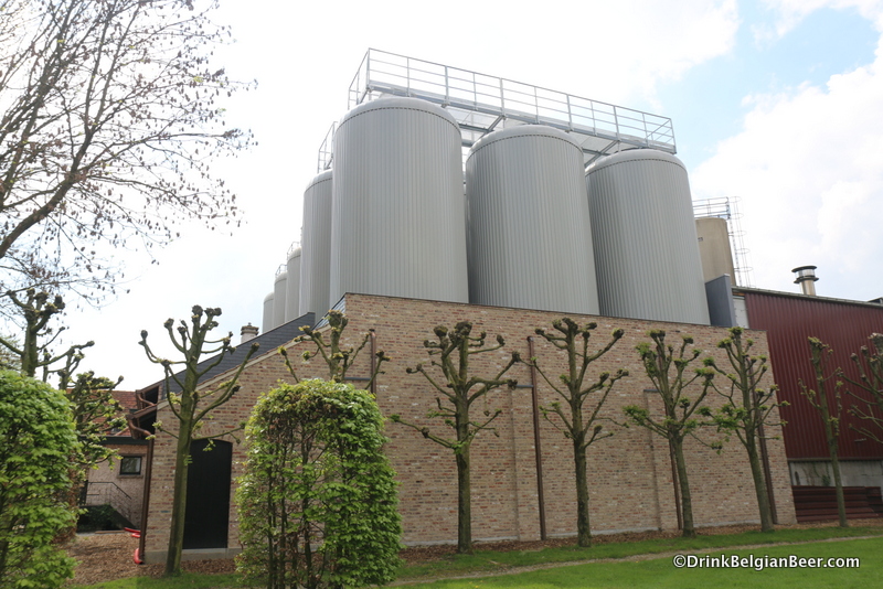 Huge new fermenters at Brouwerij St. Bernardus. 