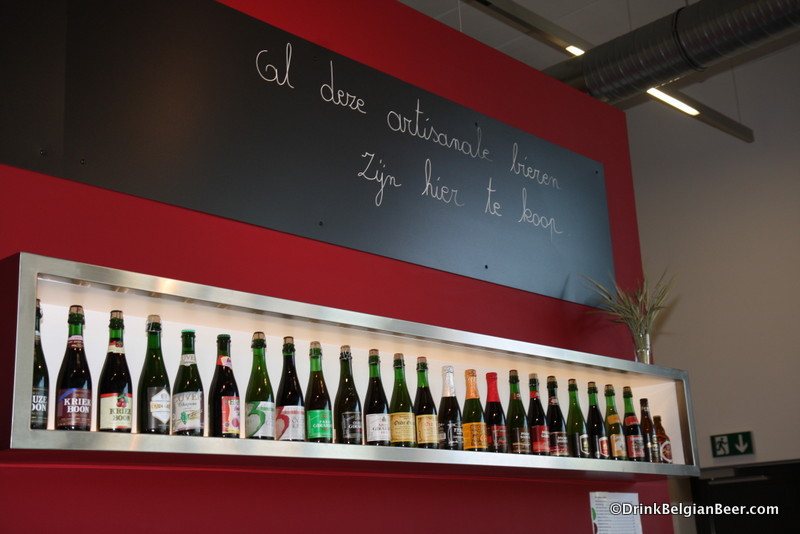 Selection of beer at De Lambiek. 