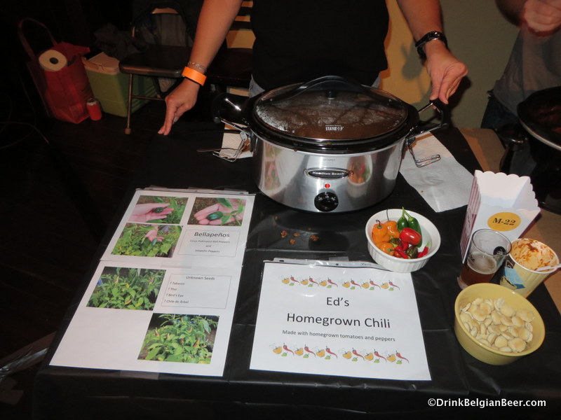 One of the chili contestants from last year. Getting hungry yet?