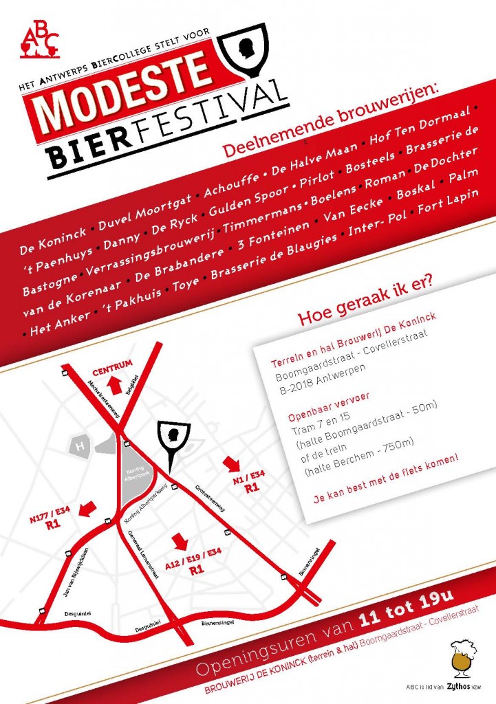 Page 2 of the Modeste Beer Festival flyer. 