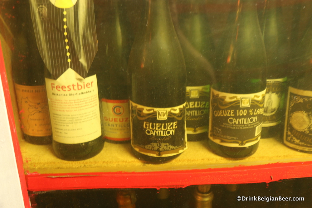 Close up of one corner of Cantillon brews. More to follow!