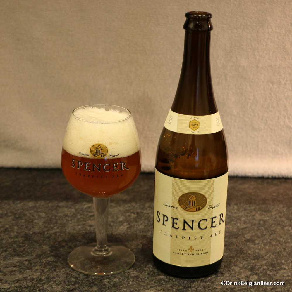 A 75 bottle of Spencer Trappist Ale.