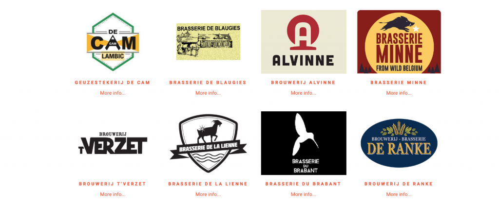 Some of the breweries that will be present at the BXL fest on August 25-26. 