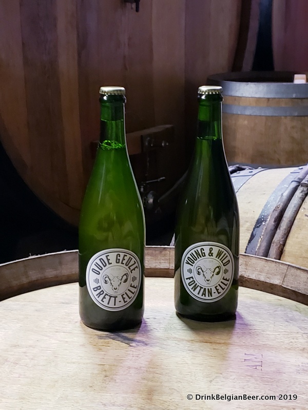 Oude Geuze Brett-Elle and and Young & Wild Fontan-Elle from Lambiek Fabriek. 
