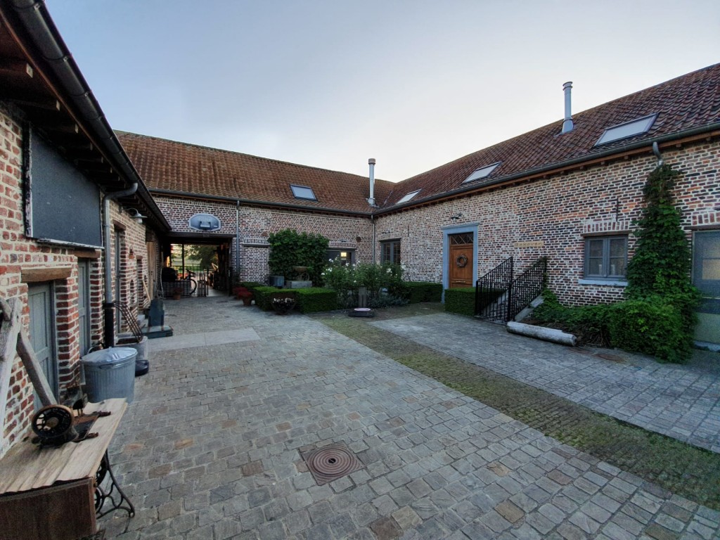 The courtyard of Brouwerij Sako. 