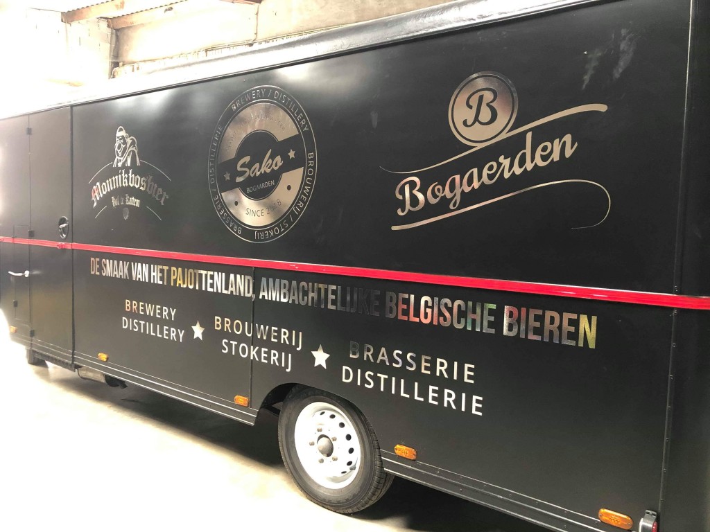 Brouwerij Sako has a mobile beer truck...like a food truck, but with beer.  A lambic beer truck? Only in Belgium...