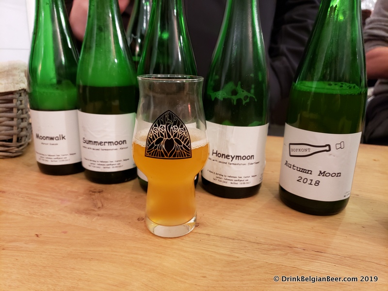Some of the Bofkont beers available at the Gebrande Winning festival. 