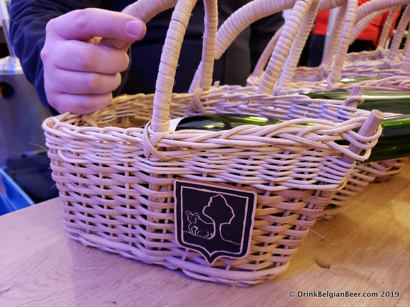 Bokke presents and pours their brews from beautiful, Bokke-branded wicker lambic baskets. 
