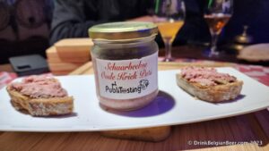 Publitasting even has its own pate, which is made with Schaarbeekse Oude Kriek.